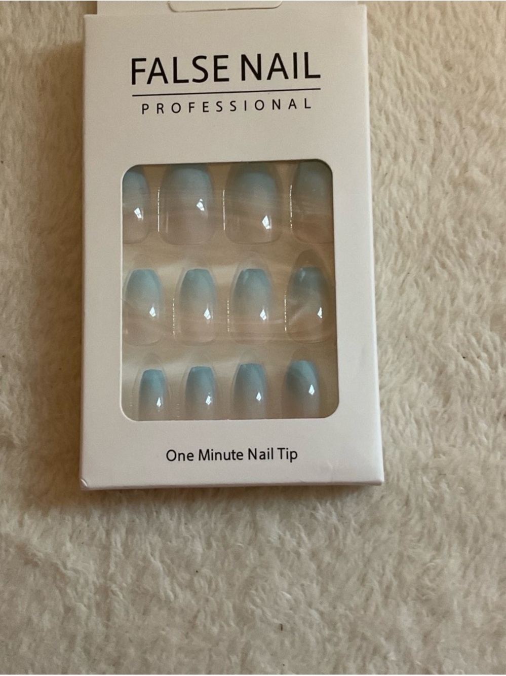Blue Ombre Press-On Nails